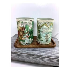Vintage-Inspired Decorative Canisters Set